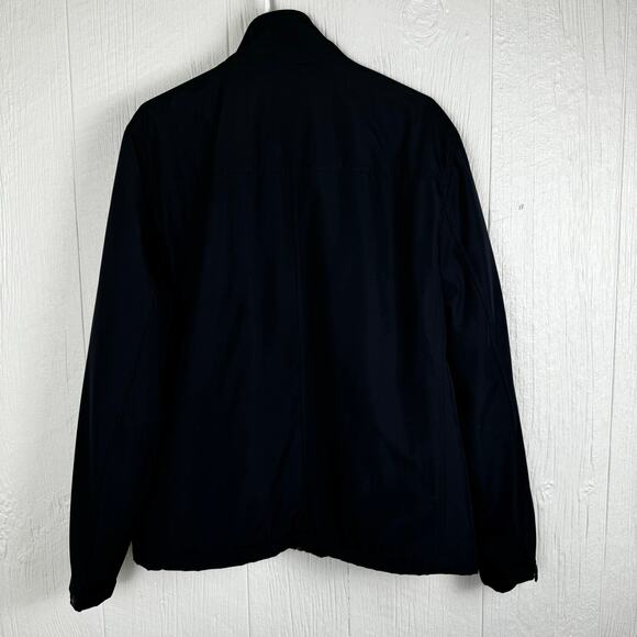 Calvin Klein Men's Classic Midweight Stand Collar Jacket Coat Size Medium Navy - Picture 5 of 11